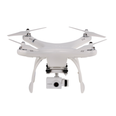 Drone Blanc avec Caméra Suspendue